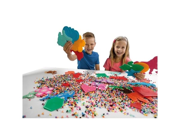 SES Creative Beedz SES Children''s Two white Pegboards, Hulltavle, 2 stykker, Plast, Hvit, Gutt/Jente, 5 år