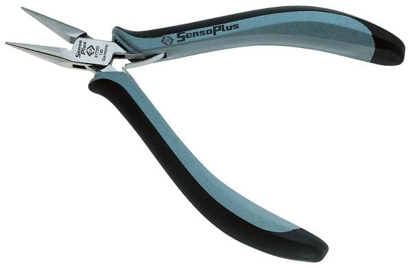 C.K Tools T3772 1D120, Nåletang, Stål, Svart, Grå, 12 cm
