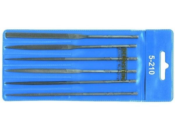 Bernstein 5-210, Fil-sett, Flate mapper, Halvrund fil, Rund fil, Firkantet fil, Trekant-fil, 140 mm