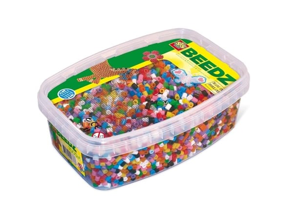 SES Creative Beedz Children''s box of 7000 Mix Basic Iron-on Beads, Silityshelmet, 7000 kpl, Monivärinen, Poika/tyttö, 5 vuosi/vuosia, 12 vuosi/vuosia