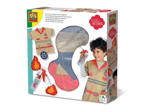 SES Creative Petits Pretenders Dress up costume firefighter, Brannmann, 3 år