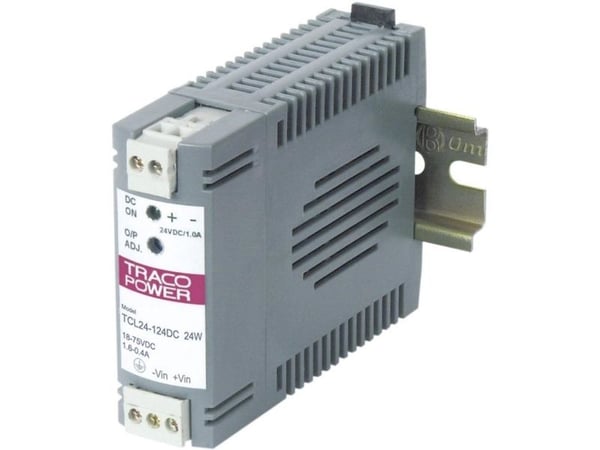 Strømforsyning til DIN-skinne (DIN-kisko) TracoPower TCL 024-105DC 5,25 V/DC 5 A 24 W 1 x