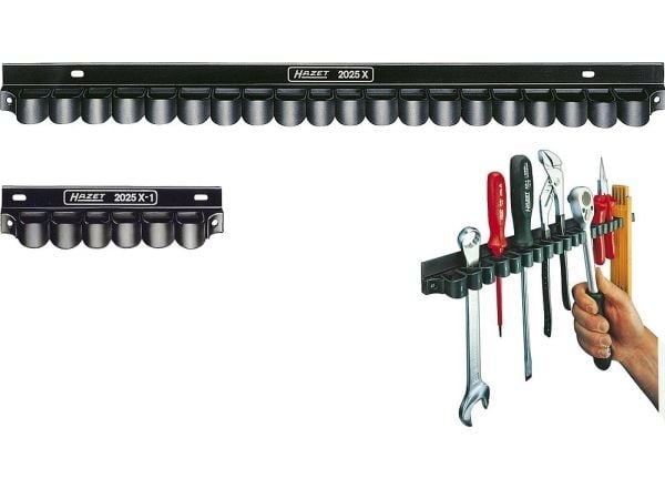 HAZET 2025X, Skrutrekkerholder, Skrutrekker, Svart, 440 mm, 100 g