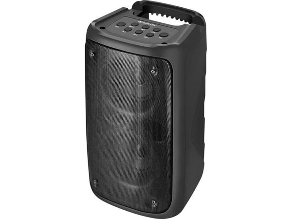 Defender bærbar høyttaler BOOMER 20 Bluetooth 20W MP3/FM/SD/USB/AUX/TWS/LED/MIC KARAOKE svart