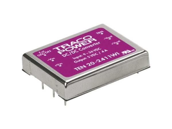 Traco Power TEN 20-2422WI, 25,4 mm, 10,2 mm, 50,8 mm, 30 g, 20 W, 9-36 V