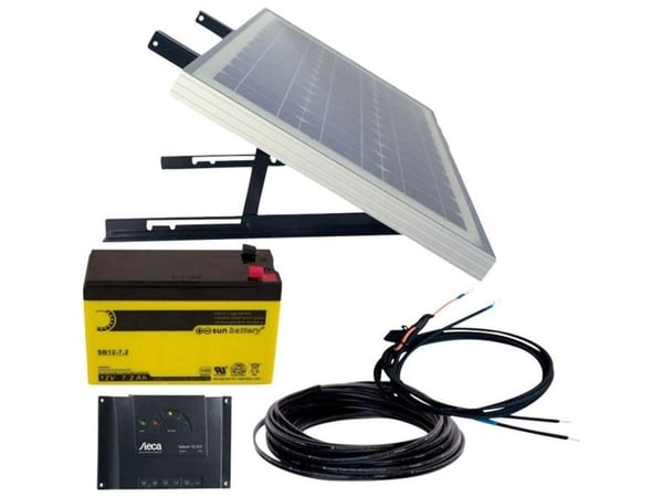Phaesun Energy Generation Kit Solar Rise Nine 1.0 600299 solcellesett 10 Wp inkl. batteri, tilkoblingskabler og laderegulator