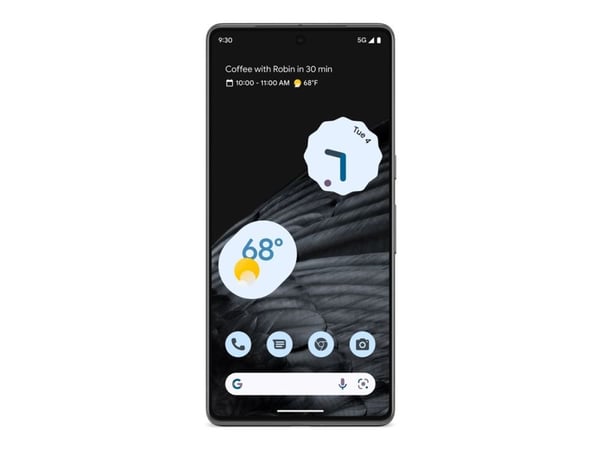 Google Pixel 7 Pro - 5G älypuhelin - dual-SIM - RAM 12 GB / Sisäinen muisti 128 GB - OLED-näyttö - 6,7" - 3120 x 1440 pikseliä (120 Hz) - 3x takaka...
