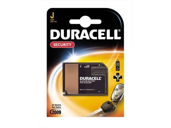 Duracell Security - Batteri J - Alkalisk - 500 mAh