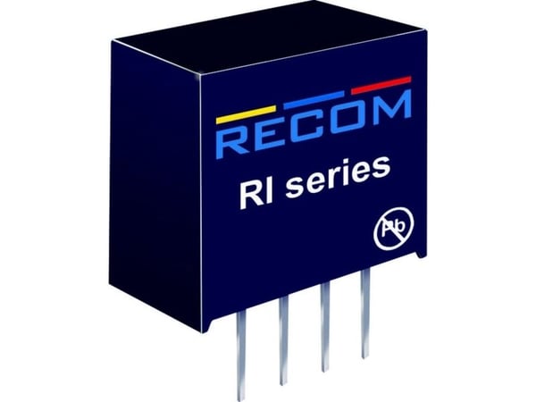 RECOM RI-0515S DC/DC-muunnin, tulostus 133 mA 2 W Lähtöjen määrä: 1 x