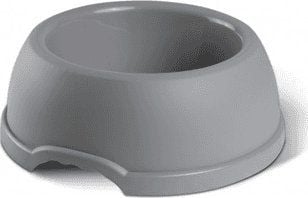 Barry King hundeskål i plast XL, 2,25 L, grå, Ø 29 cm