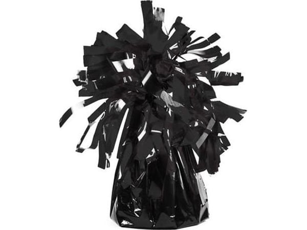 Party Deco ballongvikt/tilbehør til ballonger, svart, 7 cm, 130 g, 4 stk universal