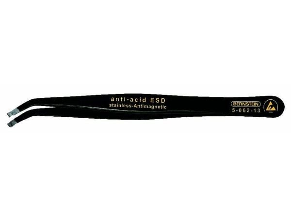Bernstein 5-062-13, Rustfritt stål, Svart, Flat, Buet, 16 g, 115 mm