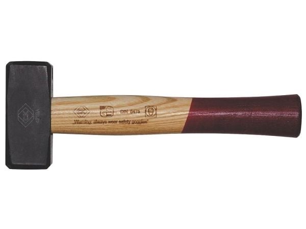 C.K Tools T4219A 10, Slegge, Stål, Tre, Sort, 1 kg