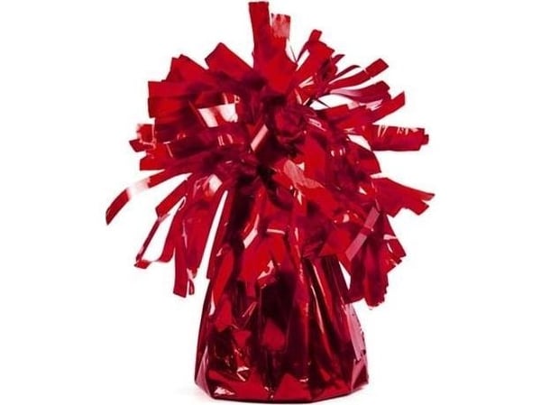 Party Deco ilmapallopainot, punainen, 7 cm, 130 g, 4 kpl, universaali