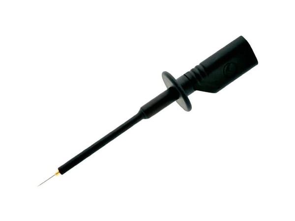 Hirschmann Test & Measurement PRUEF 1610 FT Au sw Sikkerhedstestspids Stikforbindelse 2 mm CAT II 1000 V Sort 1 stk Hirschmann Test & Measurement PRUEF 1610 FT Au sw Sikkerhedstestspids Stikforbindelse 2 mm CAT II 1000 V Sort 1 stk
