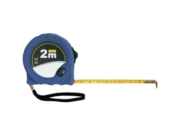 Bernstein 7-506, Rullelinjal, Plast, Blå, cm, MM Fiber, 2000 mm, 55 mm