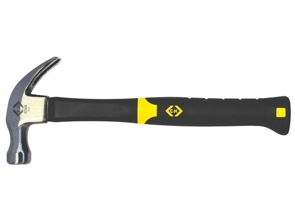 C.K. 357003 Claw Hammer - Vibration Proof With Fiberlass Handle 454g