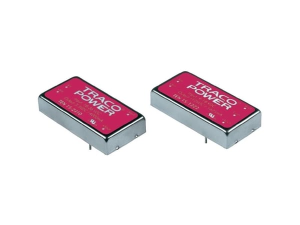 TracoPower TEN 15-2411 DC/DC-muunnin, piirilevy 24 V/DC 5 V/DC 3 A 15 W Lähtöjen määrä: 1 x