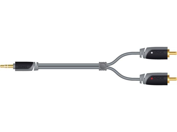 Sinox Plus+ - Audiokapeli - stereo mini-jackstik han til RCA x 2 han - 10 m