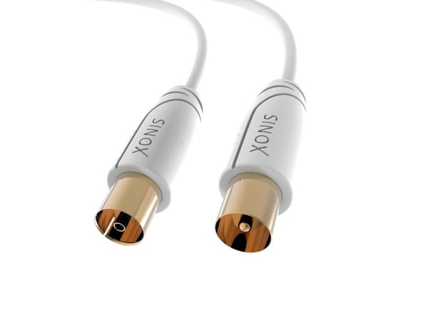 Sinox 10m Coax, 10 m, Koaksiaali, Koaksiaali, Valkoinen