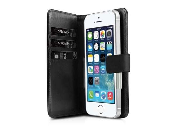 ITSKINS WALLET BOOK, Lommebok-etui, Apple, iPhone 6s, 11,9 cm (4.7"), Svart