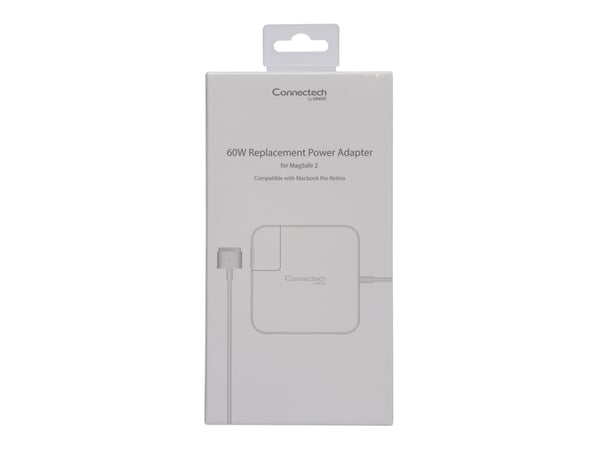 Connectech MagSafe 2, inomhus, AC, 16,5 V, 3,65 A, Vit