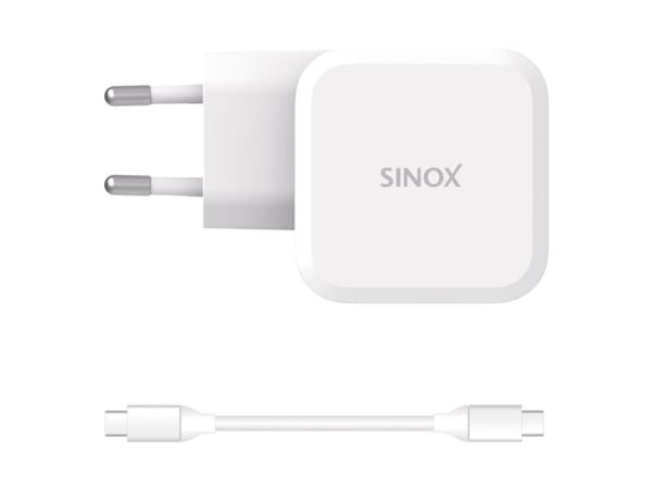 Sinox MagSafe, Innendørs, AC, 20 V, 1 m, Hvit