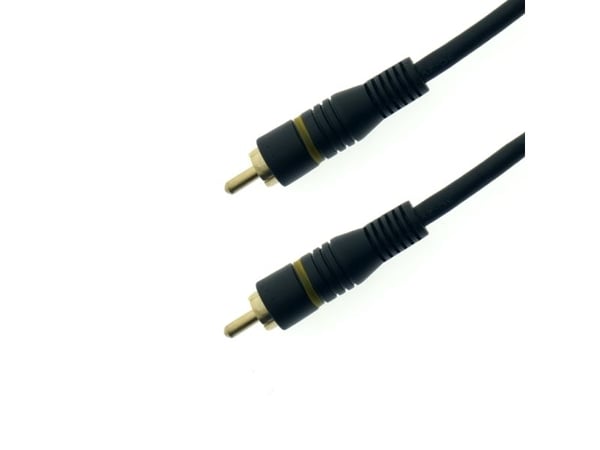 Sinox One subwoofer kabel. 1,5m. Sort