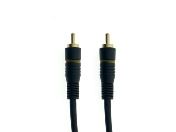 Sinox One subwooferkabel 1,5 m svart