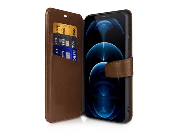 ITSKINS BOOK cover til iPhone 12 Pro Max®. Brun