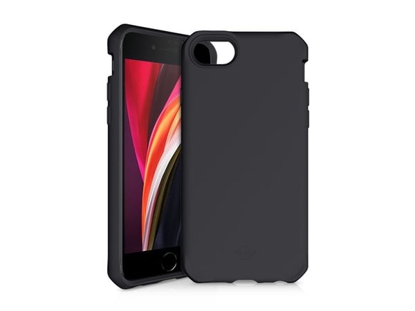 ITSKINS SPECTRUM SOLID-skal till iPhone SE (2022/2020) / 8 / 7 / 6s / 6®, svart