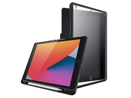 ITSKINS HYBRID SOLID FOLIO cover til iPad 10,2" 2021 (9. gen.)®. Sort