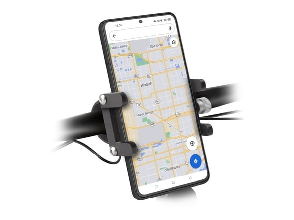 SBS TEERIDEMETAL, Mobiltelefon/smarttelefon, Passiv holder, Sykkel, Scooter, Sort