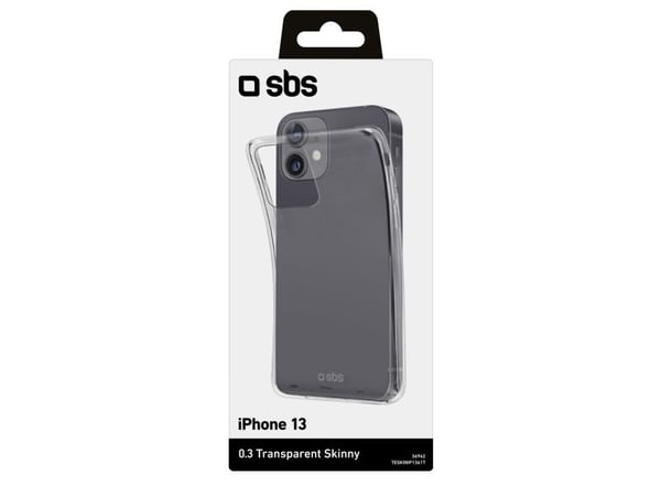 SBS TESKINIP1361T, Etui, Apple, iPhone 13, 15,5 cm (6.1"), Gjennomsiktig