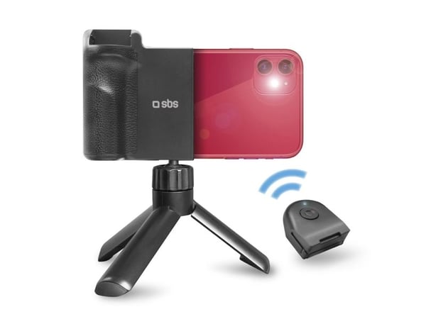 SBS TETRIPODBTSET, Mobiltelefon/smarttelefon, Passiv holder, Universell, Sort