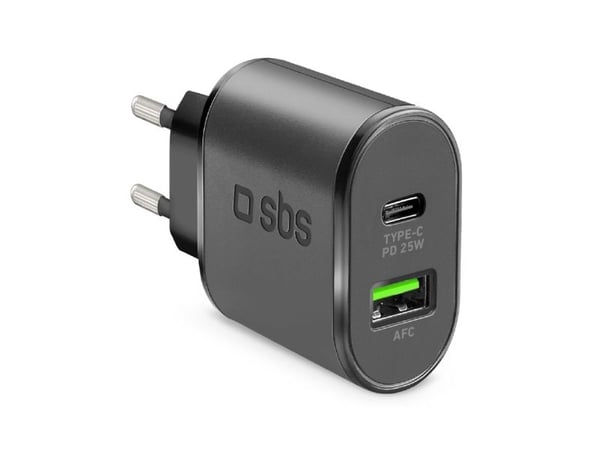 SBS TETRPD25W, Sisätila, AC, 9 V, Musta