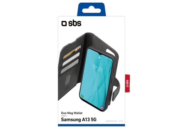 SBS TEBKDETSAA13K, Lommebokveske, Samsung, Samsung Galaxy A13 5G, 16,5 cm (6,5"), Svart