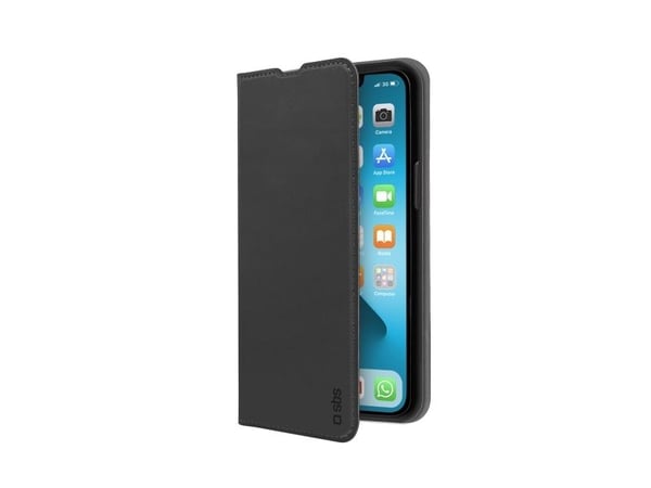 SBS TEBKLITEIP1354K, Lommebok-etui, Apple, iPhone 13 Mini, 13,7 cm (5.4"), Svart