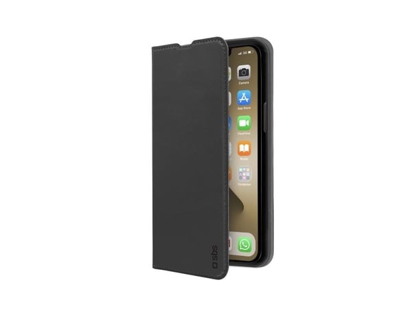 SBS TEBKLITEIP1367K, Lommebok-etui, Apple, iPhone 13 Pro Max, 17 cm (6.7"), Svart
