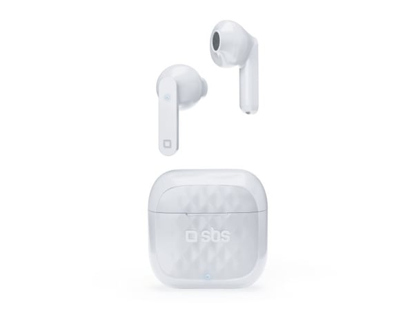 SBS TWS Air Free, True Wireless Stereo (TWS), Samtaler/musikk, Hodetelefoner, Hvit