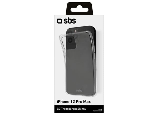 SBS TESKINIP12PMT, Suojus, Apple, iPhone 12 Pro Max, Läpinäkyvä