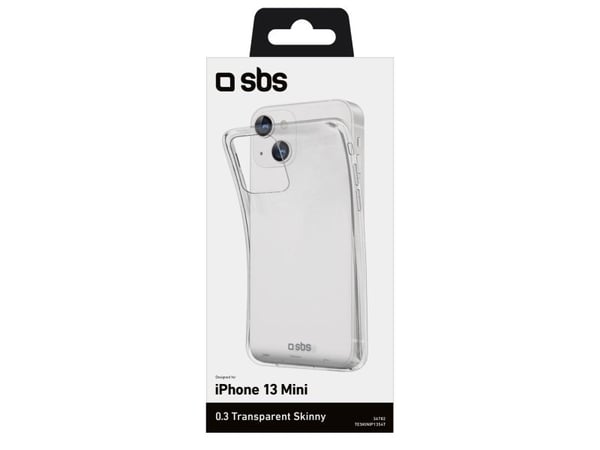 SBS TESKINIP1354T, Etui, Apple, iPhone 13 Mini, 13,7 cm (5.4"), Gjennomsiktig