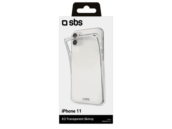 SBS TESKINIP6119T, Etui, Apple, Apple iPhone 11, 15,5 cm (6.1"), Gjennomsiktig