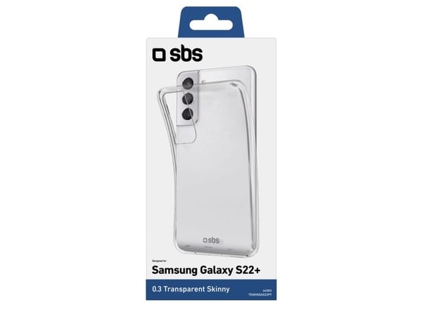 SBS TESKINSAS22PT, Etui, Samsung, Galaxy S22+, 16,8 cm (6.6"), Gjennomsiktig