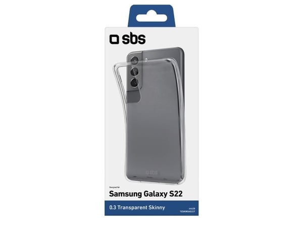 SBS TESKINSAS22T, Etui, Samsung, Galaxy S22, 15,5 cm (6.1"), Gjennomsiktig