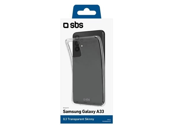 SBS TESKINSAA33T, Etui, Samsung, Galaxy A33, 16,3 cm (6.4"), Gjennomsiktig