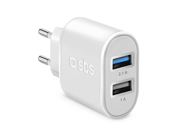 SBS TETR2USB21AWFAST, Sisätila, AC, 5 V, Valkoinen