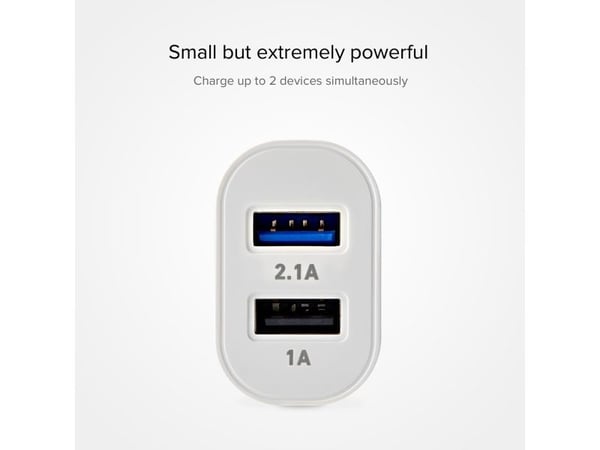SBS TETR2USB21AWFAST, Sisätila, AC, 5 V, Valkoinen