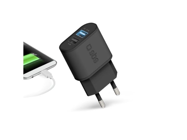 SBS TETR2USB31AFAST, Sisätila, AC, 5 V, Musta