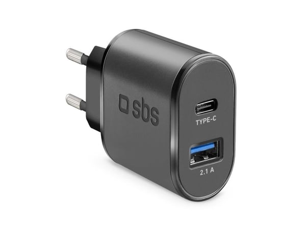 SBS TETRAVUSBTC2AFAST, Universell, Innendørs, 100 - 250 V, 50/60 Hz, 15 W, 5 V